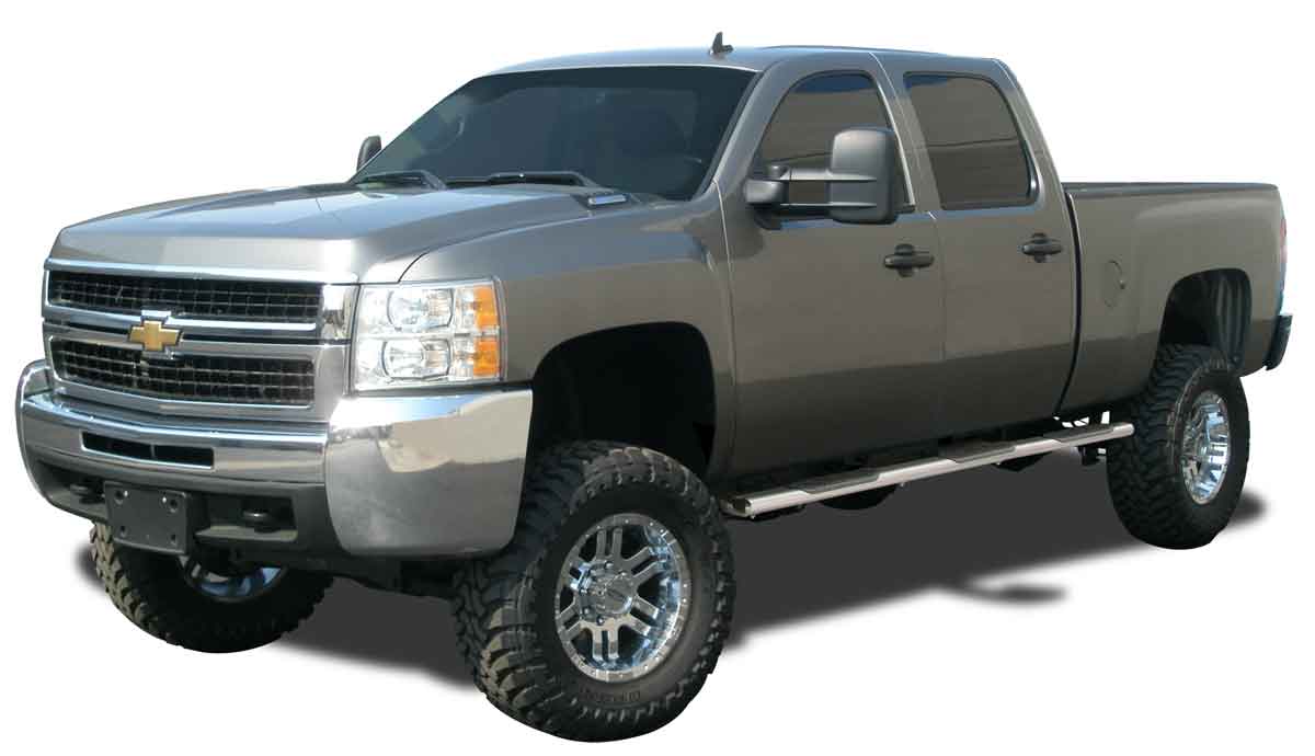 Silverado Wheel to Wheel Nerf Bars 20012013 Silverado Crew Cab ICI