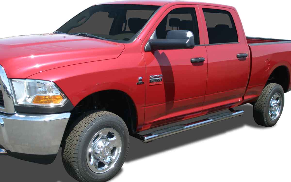 RAM Nerf Bars | 2003-2009 RAM Quad Cab - ICI Step Bars | OVL75DG